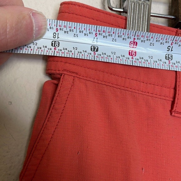 Simms M Mens Coral Red Mid Wash Regular Fit Pockets Fishing Gear Cargo Shorts - Picture 9 of 10